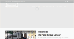 Desktop Screenshot of pianoremovalcompany.co.uk